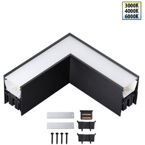 Изображение товара Светильник соединитель «L» с переключ. цв. температуры Novotech Fatto 359609 черный IP20 LED 8W 220V 3000К\4000К\6000К