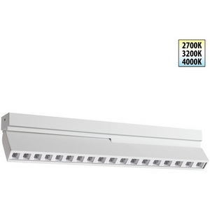 Изображение товара Накладной светильник светодиодный Novotech Eos 359764 белый с перекл. цв. температуры IP20 LED 18W 180-265V 2700К/3200К/4000К