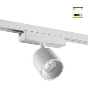 Изображение товара Трековый светильник однофазный светодиодный Novotech Solette 359805 белый двухжильный IP20 LED 10W 220V 3000К