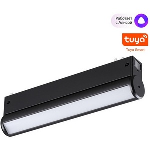 Изображение товара Трековый светильник однофазный светодиодный Novotech Vector 359951 черный диммир. со сменой цв.температуры, пульт ДУ/Tuya Smart Life LED 10W 90-240V
