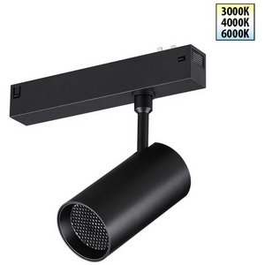 Изображение товара Трековый светильник однофазный светодиодный Novotech Vector 359958 черный с переключ. цв. темпер. IP20 LED 3000К\4000К\6000К 18W 90-240V