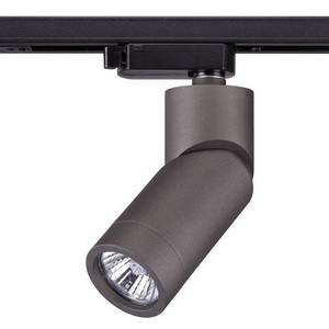 Изображение товара Светильник трековый однофазный трехжильный 220V IP20 50W 220-240V NT19 серебристый черный Novotech Elite 370589