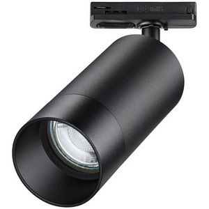 Изображение товара Светильник трековый однофазный двухжильный IP20 9W 220V NT22 068 черный Novotech Slim 370861