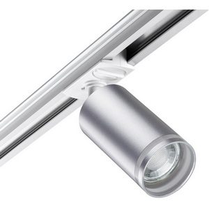 Изображение товара Светильник трековый однофазный двухжильный IP20 9W 220V NT22 068 серебро Novotech Ular 370879