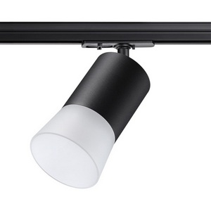 Изображение товара Светильник трековый однофазный двухжильный (универсальный) IP20 9W 220V NT22 069 черный Novotech Elina 370902