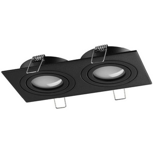 Изображение товара Светильник встраиваемый поворотный Novotech Morus 371022 черный IP20 GU10 2*50W 220-240V
