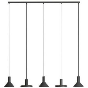 Изображение товара Потолочный светильник подвесной с цоколем gu10 Nowodvorski Hermanos Black 10906