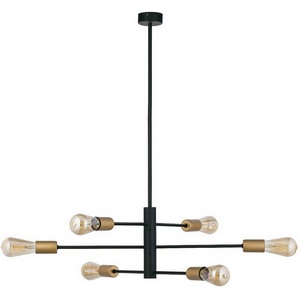 Изображение товара Потолочная люстра на штанге Nowodvorski Rotor Black/Gold 7937