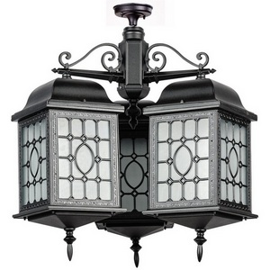 Изображение товара Потолочный светильник уличный IP44 Oasis Light LONDON L 64870LA/3 cover Bl в виде фонаря
