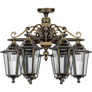 Изображение товара Потолочный светильник уличный IP44 Oasis Light PETERSBURG S 79870SA/6/02 Gb в виде фонаря