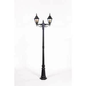 Изображение товара Наземный фонарь IP44 Oasis Light QUADRO M lead GLASS 79909MAlgY Bl