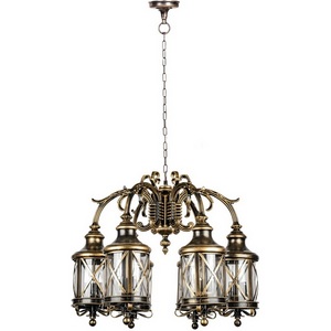 Изображение товара Уличный светильник подвесной IP44 Oasis Light LUCERNA 84870/6/16 Gb в виде фонаря