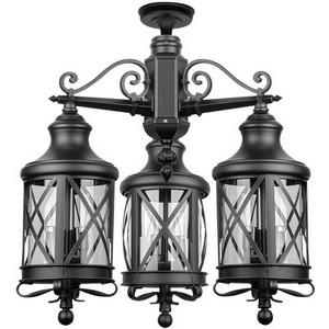 Изображение товара Потолочный светильник уличный IP44 Oasis Light LUCERNA 84870A/3/02 Bl в виде фонаря