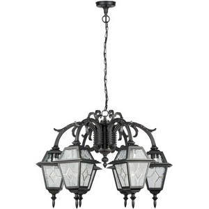 Изображение товара Уличный светильник подвесной IP44 Oasis Light FARO 91170/6/16 Bl в виде фонаря