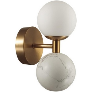Изображение товара Бра светодиодное Odeon Light Lolla 4359/6WL под латунь/металл/стекло/белый мрамор IP20 LED 1*6W 3000K 220V