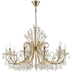 Изображение товара Подвесная люстра хрусталь Odeon Light Versia 4977/10 подсвечник с подвесками