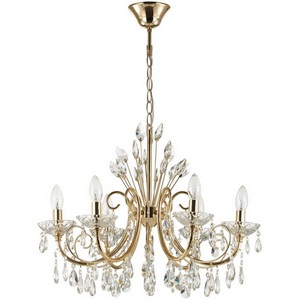 Изображение товара Подвесная люстра хрусталь Odeon Light Versia 4977/6 подсвечник с подвесками