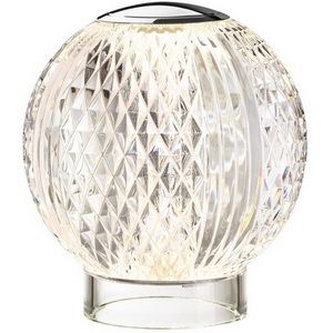 Изображение товара Настольная лампа светодиодная диммируемая Odeon Light Crystal 5007/2TL хром/металл/акрил LED 2W 4000K 200лм CRYSTAL в форме шара