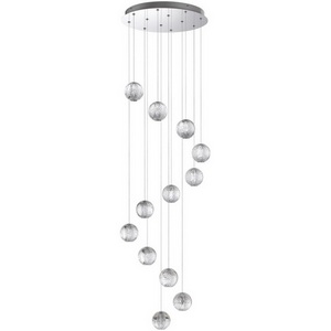 Изображение товара Подвесная каскадная люстра Odeon Light Crystal 5007/56L ром/металл/акрил LED 56W 4000K 4711лм