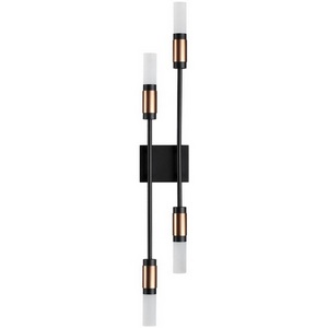 Изображение товара Бра с нейтральным белым свечением светодиодное Odeon Light Candel 5009/10WL матовый черный/ант.бронза/белый/металл/стекло LED 10W 4000K 540лм