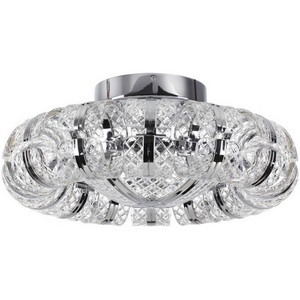 Изображение товара Люстра потолочная светодиодная для кухни Odeon Light Mirage 5029/104CL хром/металл/акрил LED 104W 5935лм