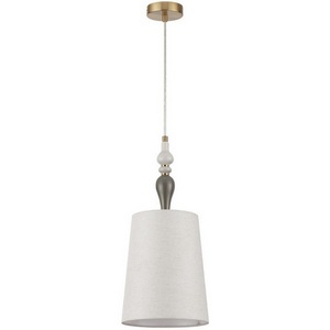 Изображение товара Подвесной светильник Odeon Light Homi 5040/1A античн.бронза/беж.абажур/металл/керамика E27 1*60W