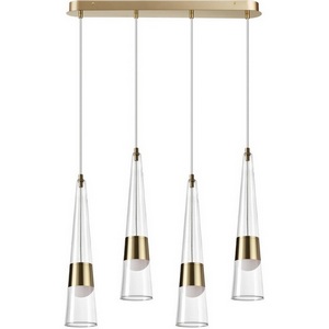 Изображение товара Подвесной светильник Odeon Light Lump 5043/42L глянц.золото/прозрачный/металл/стекло LED 42W 3000K 4167Лм