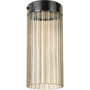 Изображение товара Каскадный потолочный светильник Odeon Light Pillari 5047/10LC черный/светл.янтарный/металл/стекло LED 10W 4000К 1237Лм
