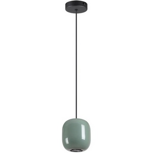 Изображение товара Подвесной светильник Odeon Light Ovali 5053/1C PENDANT черный/зеленый/металл GU10 LED 4W
