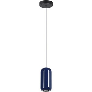 Изображение товара Подвесной светильник Odeon Light Ovali 5053/1E PENDANT черный/синий/металл GU10 LED 4W