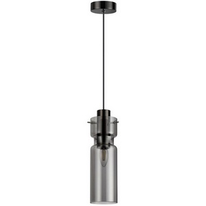 Изображение товара Подвесной светильник Odeon Light Scrow 5057/1 PENDANT черный/дымчатый/металл/стекло E27 1*40W