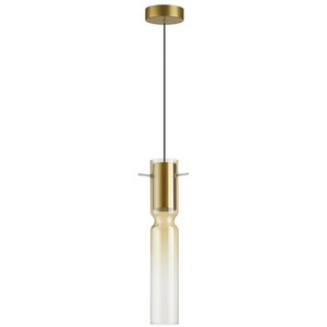 Изображение товара Подвесной светильник Odeon Light Scrow 5058/5LA PENDANT золотой/янтарный/металл/стекло LED 5W 3000K