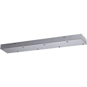 Изображение товара База Odeon Light Base 5058/SL серебристый/металл 7X для линии SCROW, SHINY /82х15см