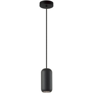 Изображение товара Подвесной светильник Odeon Light Cocoon 5060/1B PENDANT ODL24 313 черный/металл GU10 LED 4W