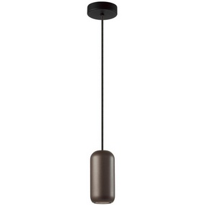 Изображение товара Подвесной светильник Odeon Light Cocoon 5060/1D PENDANT коричн./черный/металл GU10 LED 4W