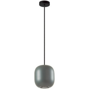 Изображение товара Подвесной светильник Odeon Light Cocoon 5060/1EA PENDANT темн.зеленый/черный/металл GU10 LED 4W