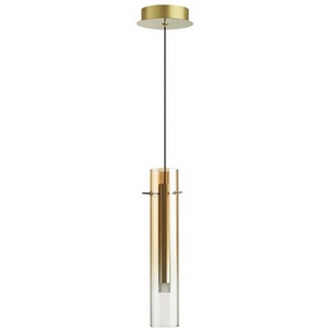 Изображение товара Подвесной светильник Odeon Light Shiny 5062/5LB PENDANT золотой/янтарный/металл/стекло LED 5W 3000K