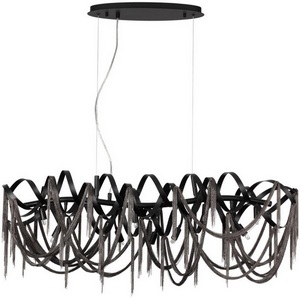 Изображение товара Подвесная люстра для гостиной для 20 кв.м Odeon Light Chainy 5067/10 395 черный/металл/металл G9 10*40W