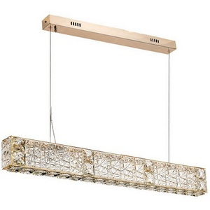 Изображение товара Подвесной светильник Odeon Light Version 5071/40L золото/прозрачный/металл/хрусталь/стекло LED 40W 3700K