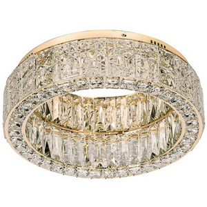 Изображение товара Потолочный светильник Odeon Light Version 5071/60CL золото/прозрачный/металл/хрусталь/стекло LED 60W 3700K