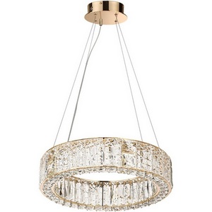 Изображение товара Подвесной светильник Odeon Light Version 5071/60L золото/прозрачный/металл/хрусталь/стекло LED 60W 3700K