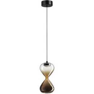Изображение товара Подвесной светильник Odeon Light Glessi 5094/4L черный/прозрачн./золотой градиент/металл/стекло LED 4W 4000K