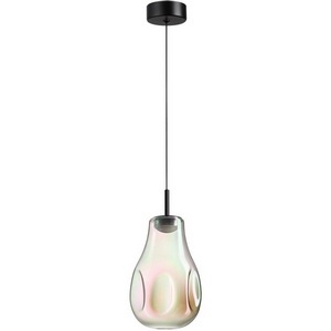 Изображение товара Подвесной светильник Odeon Light Nave 5098/4LB черный/бензиновый/металл/стекло LED 4W 4000K