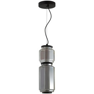 Изображение товара Подвесной светильник Odeon Light Jam 5408/20L черный/дымчатый/металл/стекло/акрил LED 20W 3000K 1480Лм