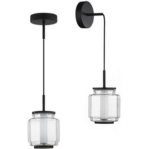 Изображение товара Подвесной светильник Odeon Light Jam 5409/5L черный/прозрачный/металл/стекло/акрил LED 5W 3000K 304Лм