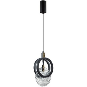 Изображение товара Подвесной светильник Odeon Light Mercury 5421/17L черный/золото/металл/стекло LED 17W 3000K