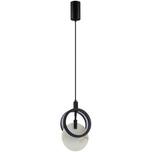 Изображение товара Подвесной светильник Odeon Light Mercury 5422/17L черный/металл/алебастр LED 17W 3000K