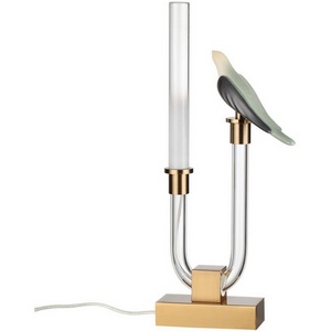 Изображение товара Настольная лампа Odeon Light Lark 5431/2TL золотой(под латунь)/белый градиент/беж./зеленый/ металл/стекло/керамика LED 2W 4000K