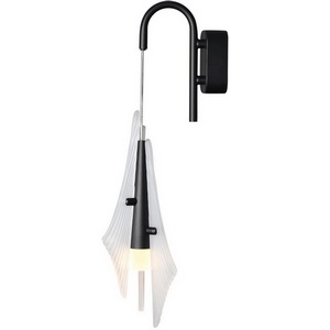 Изображение товара Бра светодиодное Odeon Light Afalina 5442/6WLA черный/бел.матовый/металл/стекло/акрил LED*6W 3000K