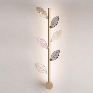 Изображение товара Настенный светильник Odeon Light Listva 5445/5WL матов.золото/дымч/прозрачн/коньячн/бензинов./металл/стекло LED*5W 3000K